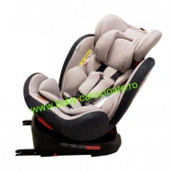 Scaun-auto-cu -sofix-360°-i-Size-Omologare-R-129-Baby-Care-Gri