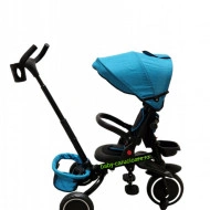 Tricicleta-pliabila-multifuncționala-360°-Baby-C-cu-poziție-pentru-somn-cod-T-08-E-Albastru - Img 2