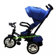 Tricicleta Turbo Bike cu poziție pentru somn Baby Care Albastru - Img 3