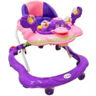 Premergător cu roți din silicon Baby Care Ratusca Purple - Img 4