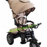 Tricicleta multifuncționala Turbo Bike cu poziție pentru somn Baby Care Capuccino - Img 6