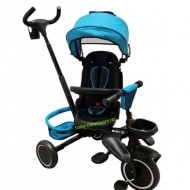 Tricicleta-pliabila-multifuncționala-360°-Baby-C-cu-poziție-pentru-somn-cod-T-08-E-Albastru - Img 3
