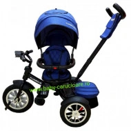 Tricicleta Turbo Bike cu poziție pentru somn Baby Care Albastru - Img 4