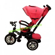 Tricicleta Turbo Bike cu poziție pentru somn Baby Care Pink - Img 3