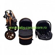 Carucior-nou-născut-3-in-1-Baby-C- geantă-multifuncționala-plasă-pentru-insecte-S-530-Negru-Design-1 - Img 4