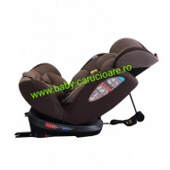 Scaun-auto-cu -sofix-360°-i-Size-Omologare-R-129-Baby-Care-Brown - Img 4