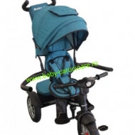 Tricicleta multifuncționala Turbo Bike cu poziție pentru somn Baby Care Turquoise - Img 3