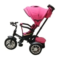 Tricicleta-multifuncționala-Turbo-Bike-cu-poziție-pentru-somn-Baby-Care-Roz - Img 4