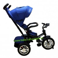 Tricicleta Turbo Bike cu poziție pentru somn Baby Care Albastru - Img 5