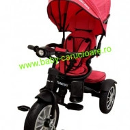 Tricicleta Turbo Bike cu poziție pentru somn Baby Care Pink - Img 4