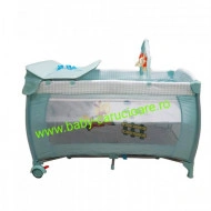 Patut cu fermoar 2 in 1 Baby Care FG Albastru Azur