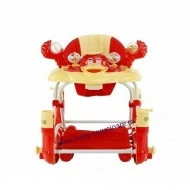 Premergător balansoar Baby Care ratusca- rosu - Img 2