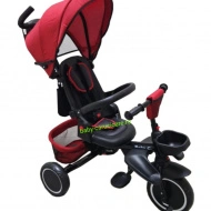 Tricicleta-pliabila-multifuncționala-360°-Baby-C-cu-poziție-pentru-somn-cod-T-08-E-Rosu - Img 2