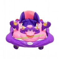 Premergător cu roți din silicon Baby Care Ratusca Purple - Img 6