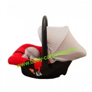 Scaun auto 0-13 kg Baby Care Roșu + Gri - Img 5