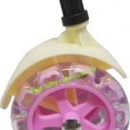 Premergător cu roți din silicon Baby Care ratusca- roz - Img 4
