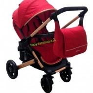 Cărucior-nou-născut-2-in-1-Baby-C-geantă-multifuncționala-plasă-pentru-insecte-cod-512-Roșu-2 - Img 5