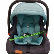 Scaun auto 0-13kg Baby Care Verde Turquoise - Img 2