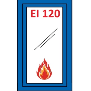ALUFIRE Fereastra Antifoc EI 120 fixa