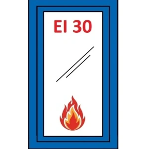 ALUFIRE Fereastra Antifoc EI 30 fixa