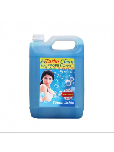 Sapun lichid Turbo Clean cu glicerina, AROMA GUMA TURBO- 5 L