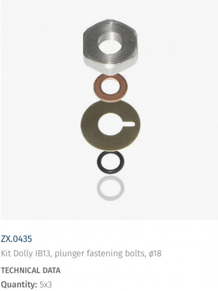 Kit șaibe prindere piston - COM 13, ZX.0435