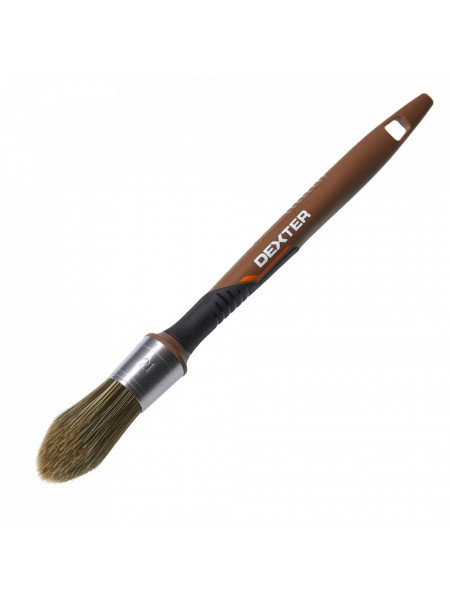 Pensula rotunda Dexter, detailing auto , pentru lazura, latime 21 mm, maner polipropilena