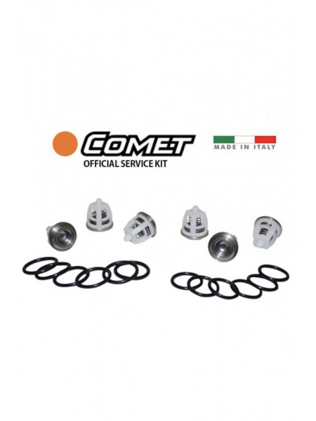 SUPAPE PRESIUNE - KIT COM 5 set supape+ o- ringuri pompe cu presiune COMET