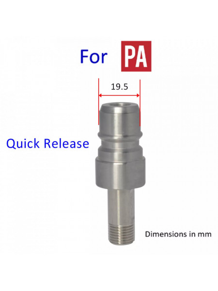 Adaptor lance spumare aparate cu pistol cu cupla rapida PA 1/4 ” ɸ=19.5 mm L=40 mm