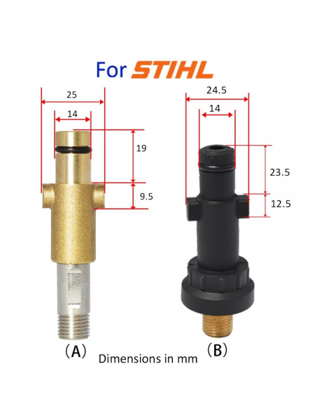 Adaptor lance spumare Nilfisk , Stihl