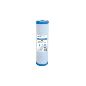 Cartus filtru apa 10” , filtrare clor si metale, carbune activ presat, 10 μ, 6