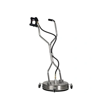 Dispozitiv de spălat pentru Suprafete Dure, Exterioare, 3 Jeturi, Dimensiuni 56 x 166cm, Presiune 275 Bar, cu Roti si Manere, Otel Inoxidabil, Gri