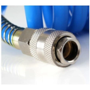 Furtun pneumatic spiralat, Tagred, pentru compresor de aer 8 bar 8x12mm, 10 m - Img 2