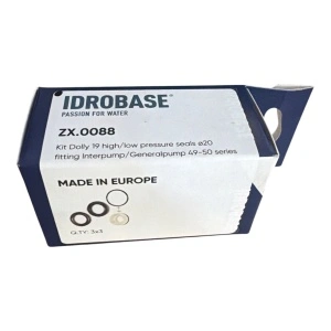 Garnituri presiune pompă Interpump / General Pump Ø20 mm, seria 49–50 – Idrobase ZX.0088”