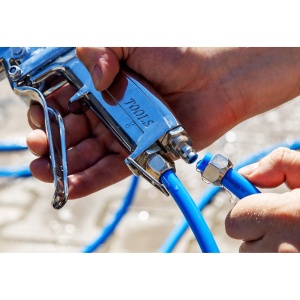 Pistol profesional multifuncțional pentru pulverizare prin amestec apă-aer - Img 6