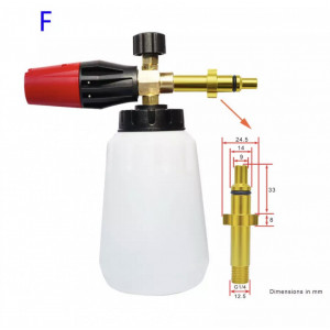 Lance spumare PRO V2 360° pentru aparat de spalat HEINNER - Img 1