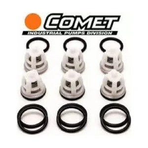 SUPAPE PRESIUNE - KIT COM 5 set supape+ o- ringuri pompe cu presiune COMET - Img 2