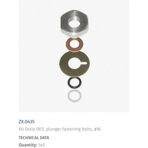 Kit șaibe prindere piston - COM 13, ZX.0435