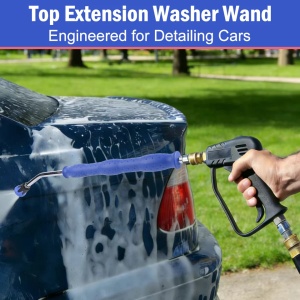 Lance de spălare cu presiune, curbata cu mâner albastru, 700mm (Copy 1) - Img 2