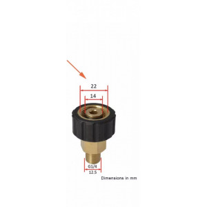 Lance spumare PRO V1 360° pentru aparat de spalat Bosch GHP Filet Interior M22 - Img 5