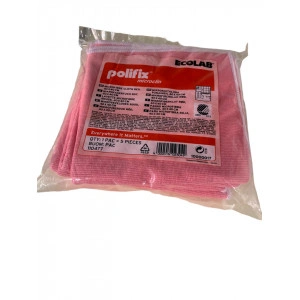 Laveta Universala ,ECOLAB Polifix din Microfibra, 40x40 cm, ROZ - Img 2