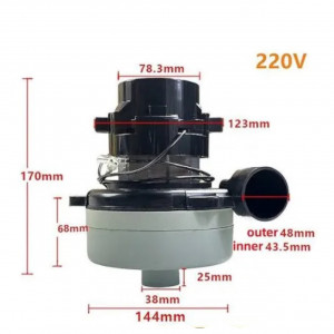 Motor aspirator profesional cu adaptor furtun, admisie 220V, 1200W - Img 1