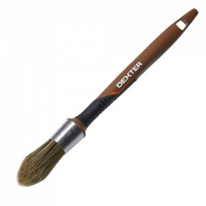 Pensula rotunda Dexter, detailing auto , pentru lazura, latime 21 mm, maner polipropilena - Img 1