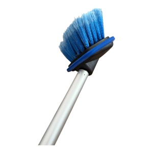 Perie de spalat cu cap rotund, 60cm, albastru/ negru - Img 4