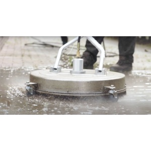 Dispozitiv de spălat pentru Suprafete Dure, Exterioare, 3 Jeturi, Dimensiuni 56 x 166cm, Presiune 275 Bar, cu Roti si Manere, Otel Inoxidabil, Gri - Img 6
