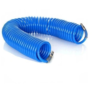 Furtun pneumatic spiralat, Tagred, pentru compresor de aer 8 bar 8x12mm, 10 m - Img 4
