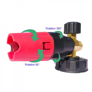 Lance spumare PRO V2 360° pentru aparat de spalat KARCHER K2, K3, K4, K5, K6, K7 - Img 3