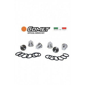 SUPAPE PRESIUNE - KIT COM 5 set supape+ o- ringuri pompe cu presiune COMET - Img 1