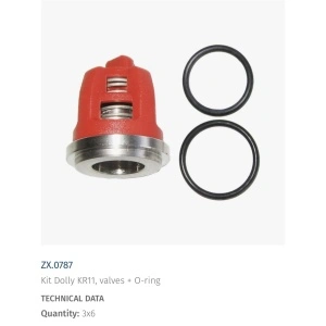Supape presiune- Kit Dolly KR11, ZX.0787