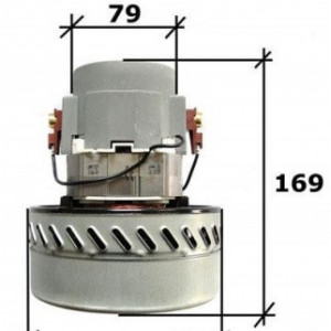 MOTOR ASPIRATOR PROFESIONAL - bistadiu, pentru aspiratoare cu 1 ,2 sau 3 motoare